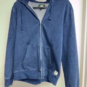 Roots Indigo Zip-Up Hoodie